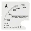 TRACON Skálalap DCVM-72B alapműszerhez 0 - 75 A