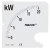TRACON Skálalap W72-400V/4 műszerhez 0 - 80 kW