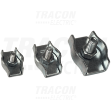 TRACON Sodronyszorító bilincs, szimpla, acéld=8-9mm, M8 villanyszerelés
