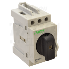 TRACON Sorolható lakatolható szakaszoló kapcsoló400V, 50Hz, 25A, 3P, 10mm2 villanyszerelés