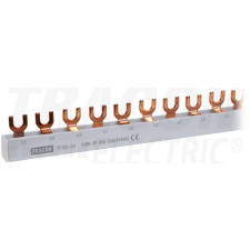 TRACON Soroló sín - villás kivitelűmax.63A, 230/400VAC, 3P, 56modul, 1m villanyszerelés