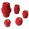 TRACON STS-51-10 Támszigetelő, piros H=51mm, M10