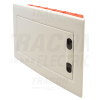 TRACON Süllyesztett elosztódoboz, fehér-sík ajtóval, NPE nélkül1×12 (12) modul, IP40, (H×W×D=240×305×80mm)