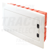 TRACON Süllyesztett elosztódoboz, fehér-sík ajtóval, NPE nélkül1×18 (18) modul, IP40, (H×W×D=270×440×85mm)