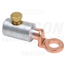 TRACON Szakadófejes csavaros réz-alumínium szemes csősaru16-70mm2,2× M12 villanyszerelés