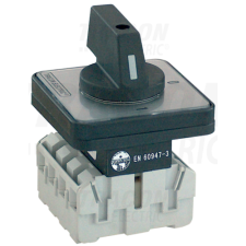 TRACON Szakaszoló kapcsoló400V, 50Hz, 63A, 3P, 18,5kW, 64×64mm villanyszerelés