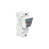 TRACON Szakaszolókapcsoló-biztosító hengeres bizt.hoz, maszkolható  100A, 22x58mm, Un=400V/690V, 1P, LED