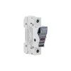 TRACON Szakaszolókapcsoló-biztosító hengeres bizt.hoz, maszkolható  32A, 10x38mm, Un=400V/690V, 1P, LED
