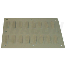 TRACON Szellőzőrács fém elosztószekrényhezL×W=200x150mm, IP43 villanyszerelés