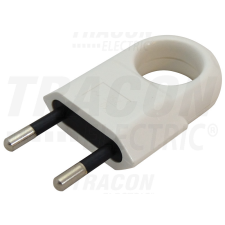 TRACON Szerelhető csatlakozódugó,lapos húzható H03VV-F2x0,75 villanyszerelés