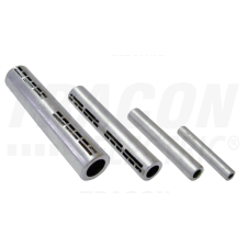 TRACON Szigeteletlen alumínium toldóhüvely25mm2, (d1=7,4mm, L=75mm) villanyszerelés