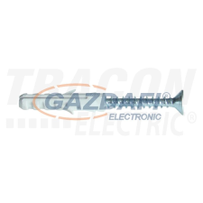 TRACON T10CS-PA Normál tipli+csavar, szürke M10×50mm, PA6.6 villanyszerelés