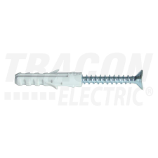 TRACON T8PCS-PA Peremes tipli+csavar, szürke M8×40mm, PA6.6 villanyszerelés