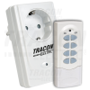 TRACON Távkapcsolós csatlakozóaljzat, 1 aljzat, 1 távírányító230VAC, 50Hz, 3600W, IP20, 433,92MHz