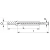 TRACON TB635 Beüthető tipli+csavar, szürke M6×35mm, PA6.6
