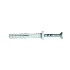 TRACON TB875 Beüthető tipli+csavar, szürke M8×80mm, PA6.6 villanyszerelés