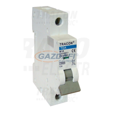 TRACON TDA-1B-32 Kismegszakító, 1 pólus, B karakterisztika 32A, B, 1P, 10kA villanyszerelés