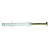 TRACON THC10100 Hosszított tipli+csavar, szürke M10×100mm, PA6.6