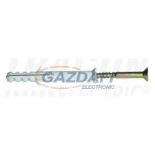 TRACON THC10160 Hosszított tipli+csavar, szürke M10×160mm, PA6.6 villanyszerelés