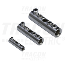 TRACON THCS150 Szigeteletlen toldóhüvely csavarral, ónozott 150mm2, (d1=16.9mm, L=59.3mm) villanyszerelés