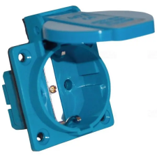 TRACON TICS-105S 16A/250V/2P+E/IP44 beépíthető csatlakozóaljzat oldalsó védőérintkezővel villanyszerelés