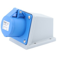 TRACON TICS-113 Felületre szerelhető ipari csatlakozóaljzat 16A, 250V, 2P+E, 6h, IP44 villanyszerelés