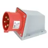 TRACON TICS-525 Felületre szerelhető ipari csatlakozó dugó 32A, 400V, 3P+N+E, 6h, IP44