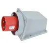 TRACON TICS-544 Felületre szerelhető ipari csatlakozó dugó 125A, 400V, 3P+E, 6h, IP67