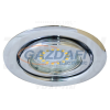 TRACON TLC-6C Beépíthető lámpatest spot fényforrásokhoz, króm max.50W, MR16, D=97mm, 30°, EEI=A++ - E