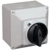 TRACON Tokozott főkapcsoló, BE-KI 400V, 50Hz, 20A, 4P, 5,5kW, 64×64mm, IP44