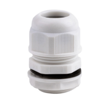 TRACON Tömszelence M 25 ellenanyával 12-18mm-kábelátmérőhöz műanyag világosszürke TRACON - MG-25 villanyszerelés