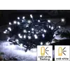 TRACON Tracon CHRSTOSC200CW Karácsonyi sziporkázó fényfüzér, kültéri/beltéri 230VAC, 5+20M, 200LED, 6W, 12000-13000K, IP44