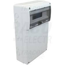 TRACON Üres ipari csatlakozódoboz szerelősínnel, ABS villanyszerelés