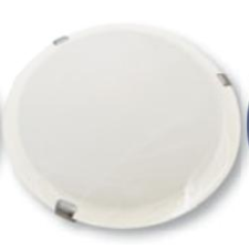 TRACON Üveg mennyezeti UFO lámpatest, 1x60W fehér világítás