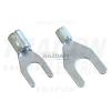 TRACON V10-4 Szigeteletlen villás saru, ónozott elektrolitréz 10mm2, M4, (d1=4,5mm, d2=4,3mm)