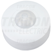 TRACON Védett mozgásérzékelő, mennyezetre, 3 szenzorral, fehér 230V, 50Hz, 1200W, 360°, 1-12m, 10 s-15 min, 3-2000lux,IP44