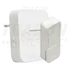 TRACON Vezeték nélküli csengő (kinetikus)230 VAC; IP44; 100 m; 16 music; 82 dB