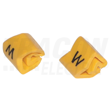 TRACON Vezetékjelölő (V betű) vezetékre ráhúzható4-10mm2 villanyszerelés