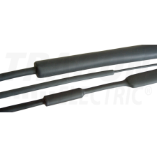 TRACON Zsugorcső, közepesfalú, 3_1 zsugorodás, gyantás, fekete50/16mm, POLIOLEFIN villanyszerelés