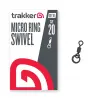  Trakker Micro Ring Swivel forgókapocs gyűrűvel 20-as méret 10db (228211)