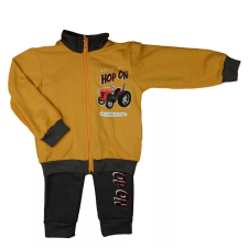 Traktor Belül bolyhos fiú szabadidő szett traktoros mintával babaruha szett