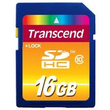Transcend 16GB SDHC Class10 memóriakártya