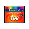 Transcend 1GB Compact Flash Memória Transcend  133x (TS1GCF133) (TS1GCF133)