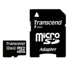 Transcend 32GB microSDHC10 Card memóriakártya