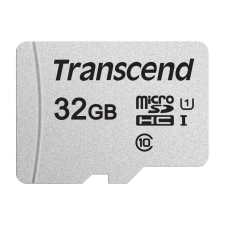 Transcend 32GB microSDHC Transcend 300S U1 CL10 + adapter (TS32GUSD300S-A) (TS32GUSD300S-A) - Memóriakártya memóriakártya
