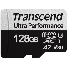Transcend microSDXC 128GB 340S + SD adaptér memóriakártya