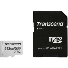 Transcend SD microSD Card 512GB Transcend SDXC USD300S-A w/Adapter (TS512GUSD300S-A) memóriakártya