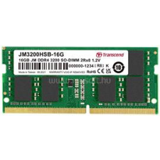Transcend SODIMM memória 16GB DDR4 3200MHz CL22 (JM3200HSB-16G) memória (ram)