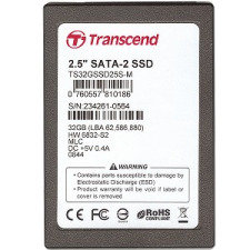 Transcend SSD25S 32GB SATA2 TS32GSSD25S-M merevlemez