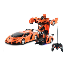  Transformers 2 in1 játék - robot szuperhőssé alakítható távirányítós Autó #narancs távirányítós modell